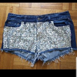 VS Pink Bling shorts